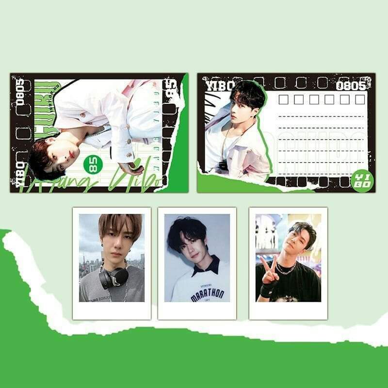 Set Lomo Postcard & Sticker Vương Nhất Bác , Tiêu Chiến,  Bát Quân Nhất Tiêu.