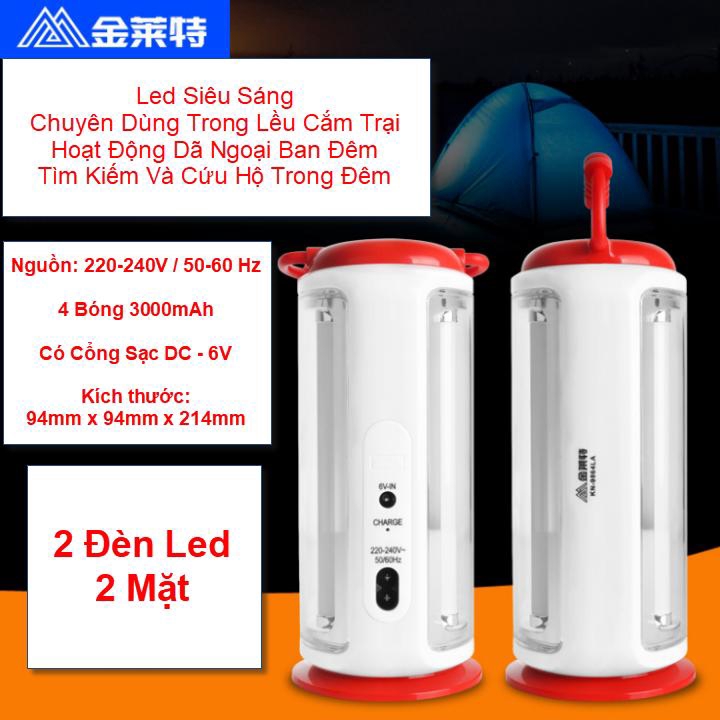 Đèn Led Sạc Siêu Sáng 360 Độ Sang Trọng MARKETVIETNAM Chuyên Dùng Trong Lều Trại | BigBuy360 - bigbuy360.vn