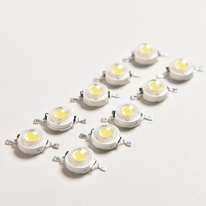Bộ 10 Đèn LED SMD 1W Màu Trắng Chất Lượng Cao