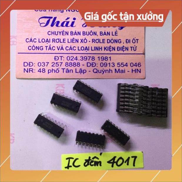 [FreeShip<3] Ic đếm 4017 giá cho 5 chiếc [ShopUyTín]