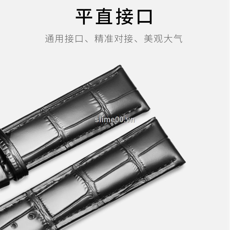 Dây đồng hồ da OMEGA có cánh bướm OMG Speedmaster Seamaster 300 cho nam nữ