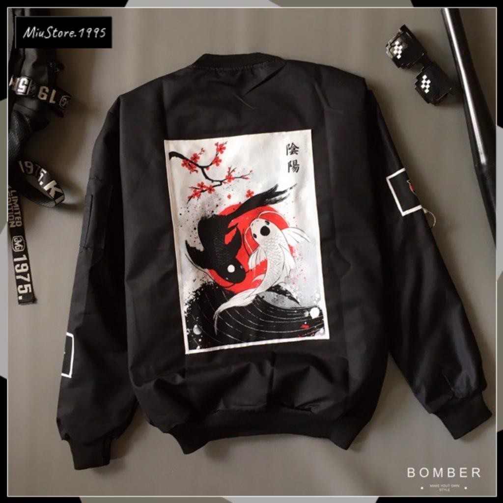 [Ảnh + video thật 100%] Áo khoác Bomber THE.K.O.I (hàng design cao cấp) [Miustore]