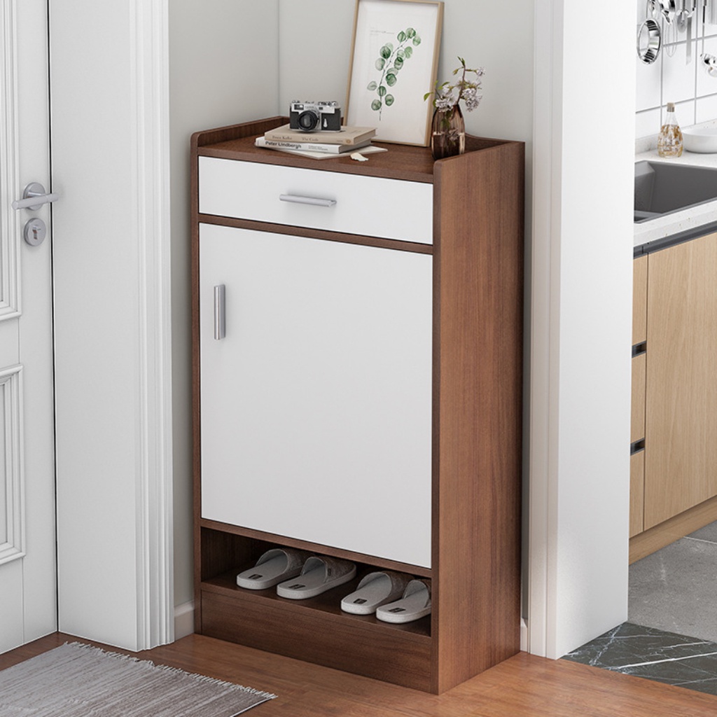 Tủ Giày Lối Vào Nhà TG 101 Gỗ MDF Tủ Để giày Tiện Lợi Đơn Giản Nhiều Tầng Nâng Cao Lưu Trữ Đa Năng - KICO HOME