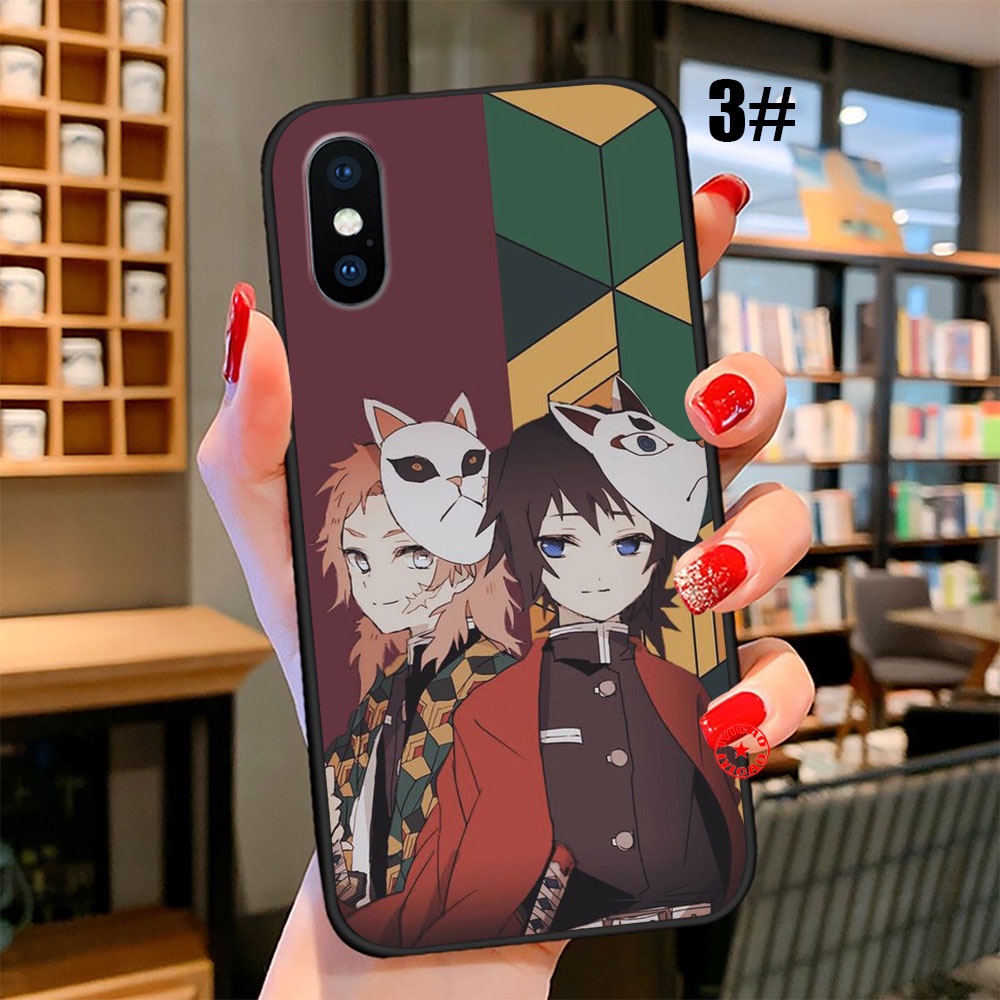 Ốp Điện Thoại Silicon Dẻo Họa Tiết Hoạt Hình Demon Slayer Kimetsu no Yaiba Cho Xiaomi Redmi Note 7 8 Pro 8T 10X 9A 8A E39