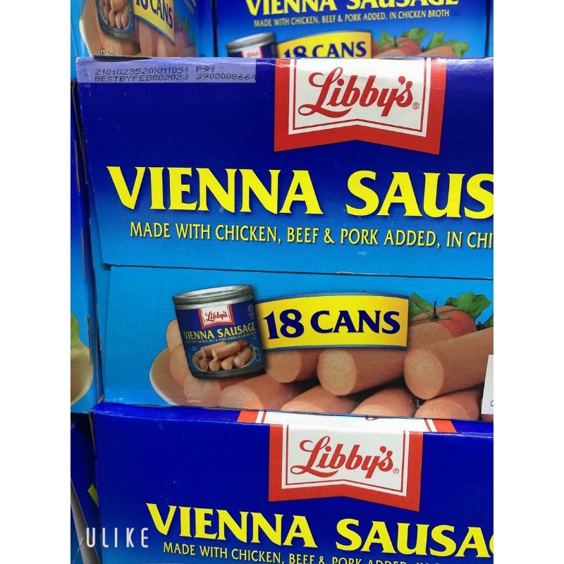 hộp xúc xích libbys 18 lon mỹ