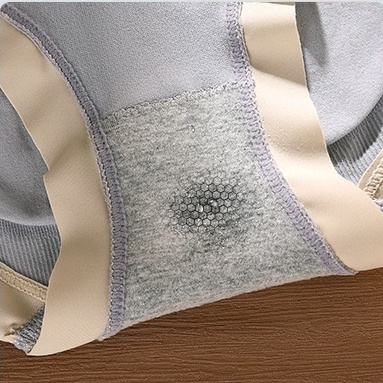 Quần Lót Cotton Nguyên Chất Lưng Cao Không Đường May Kháng Khuẩn Thoải Mái Thoáng Khí Cho Nữ