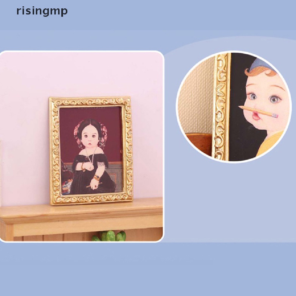 Khung Ảnh Mini Tự Trang Trí Nhà Búp Bê Ob11 1: 12 ♨Nóng Bỏng
