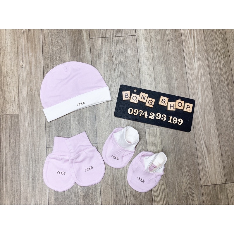 NUOS phụ kiện bao tay chân, mũ sơ sinh pettit cho bé(sale)