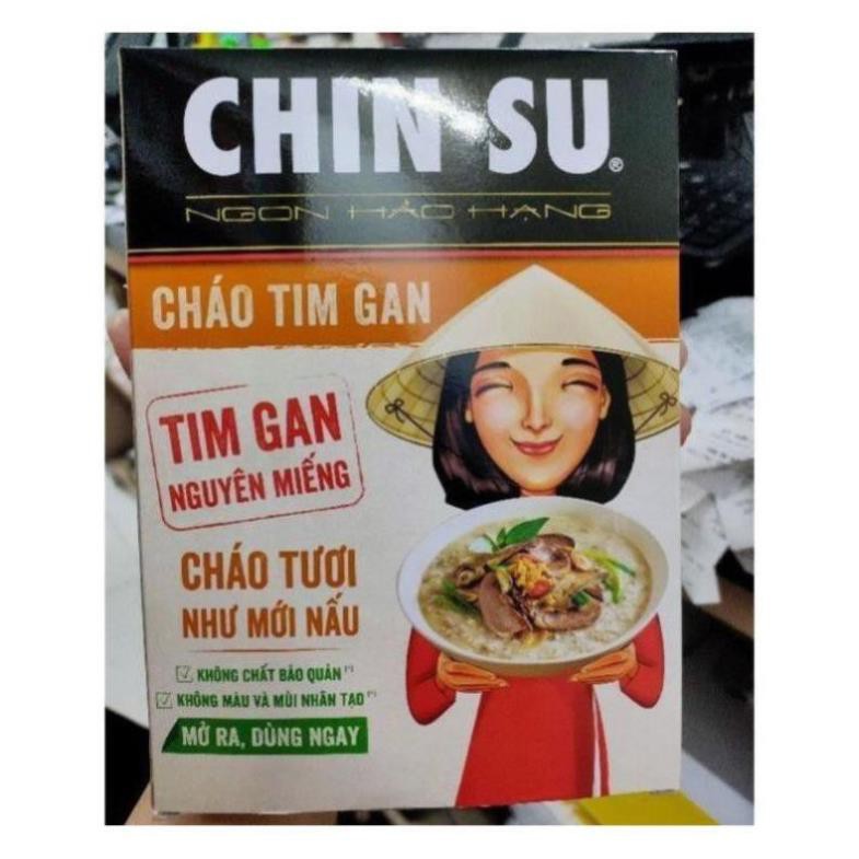 Combo 10 gói cháo chinsu tim gan