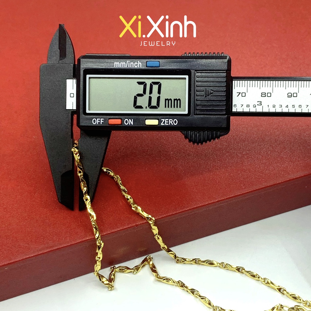 Dây chuyền trúc xi mạ vàng 24k - D23