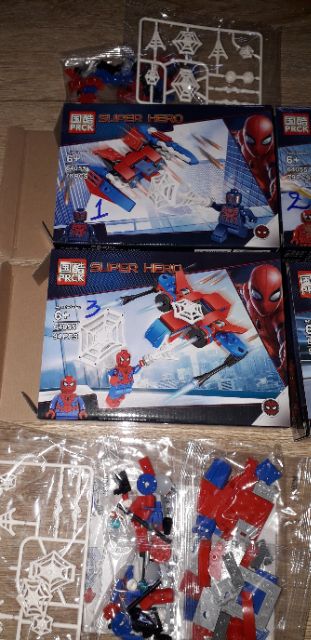Lắp ráp 1 hộp LegoSuper Hero Siêu Anh hùng 64055 có nhiều chi tiết bằng nhựa ABS