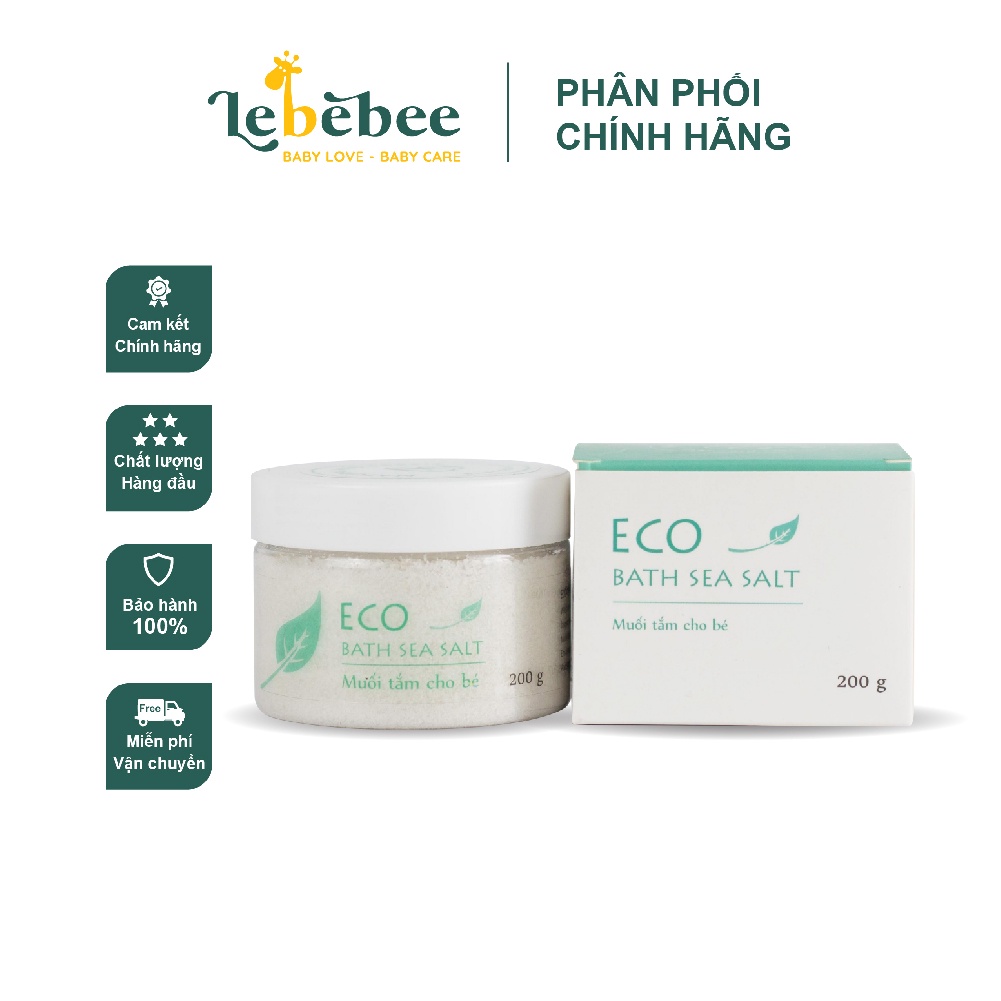 Muối tắm bé thảo dược ECO cho mẹ và bé