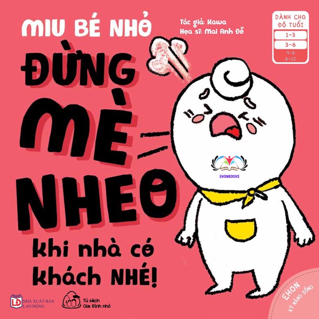 Sách ehon kỹ năng sống - Miu Bé Nhỏ phần 2 - Ehon cho bé 1 12 tuổi cuốn lẻ tùy chọn ehonbooks