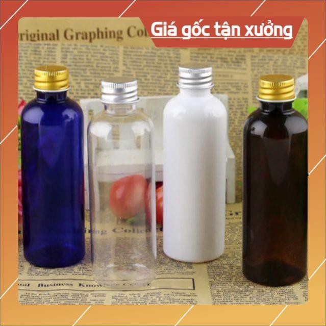 Chai Chiết Mĩ Phẩm ❤ SIÊU RẺ ❤ Chai nhựa pet nắp vặn nhôm 100ml,50ml,30ml,20ml đựng mỹ phẩm, dược phẩm .
