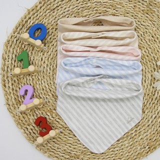 Set 2 yếm giữ ấm cổ tam giác cho bé sơ sinh - 1 tuổi 100% cotton 2 lớp - ảnh sản phẩm 7