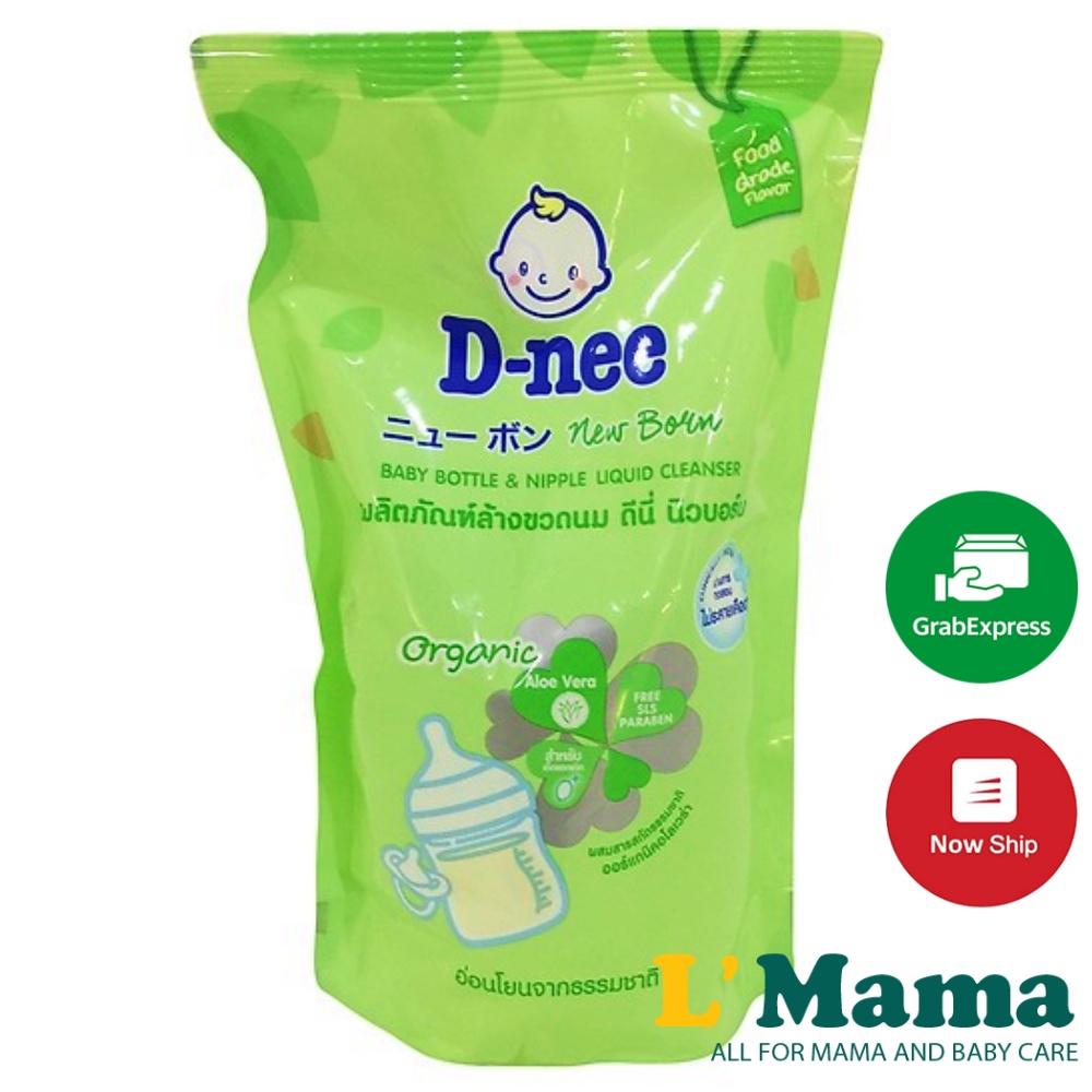 Nước Rửa Bình Sữa Và Rau Củ Hữu Cơ Dnee Organic Thái Lan 620ml