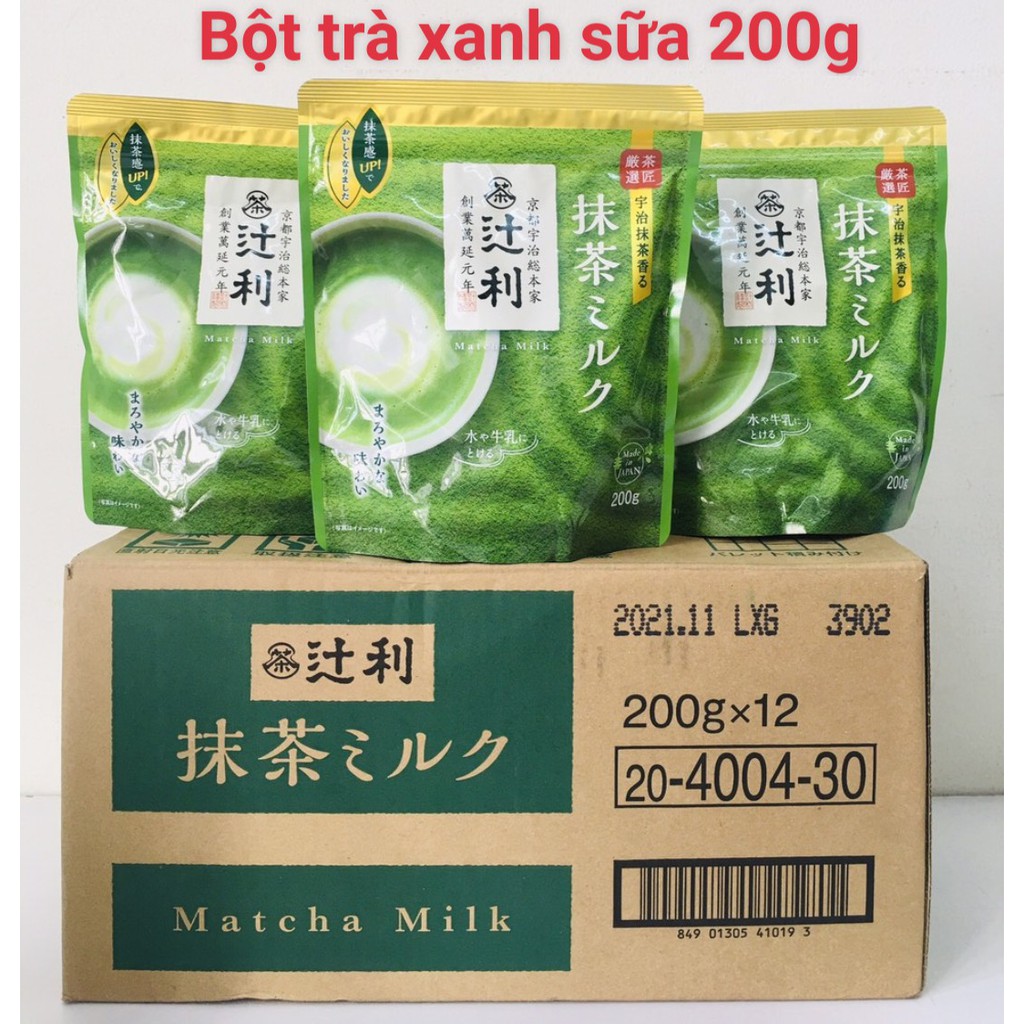 Bột Trà Xanh Sữa 200g Matcha Milk - Nhật Bản