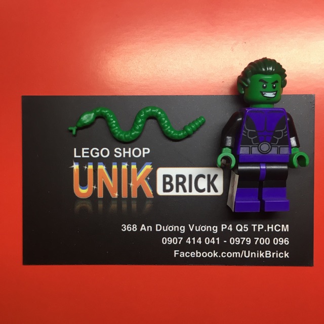 Lego Beast Boy - Super Heroes Siêu Anh Hùng chính hãng Đan Mạch (như hình)