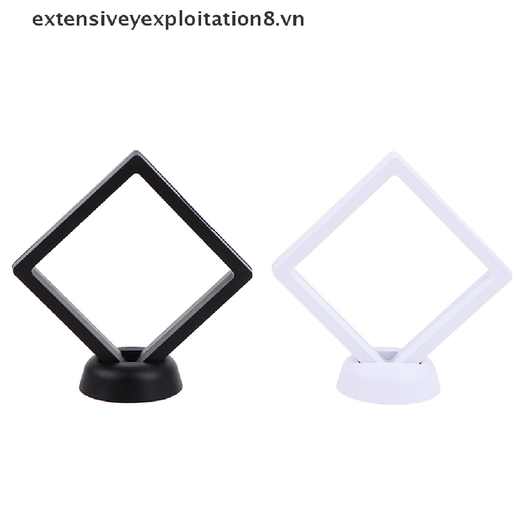 【extensive】 3D Floag Picture Frame Box Jewelry Display Stand Pendant Presentation Case 【vn】