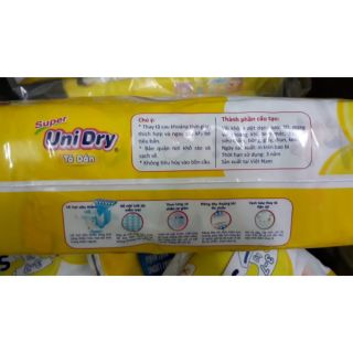 (Quà có nhạc)Combo 2 bịch tả dán unidry S48/M42/L38/XL34
