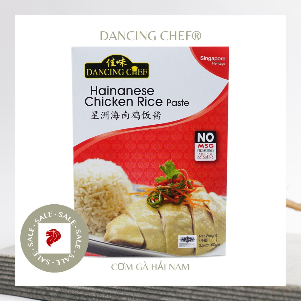 Gia vị Cơm Gà Hải Nam Singapore: Dancing Chef, Yi Jia Xiang, Lee Kum Kee, Asian, Woh Hub, SingLong..