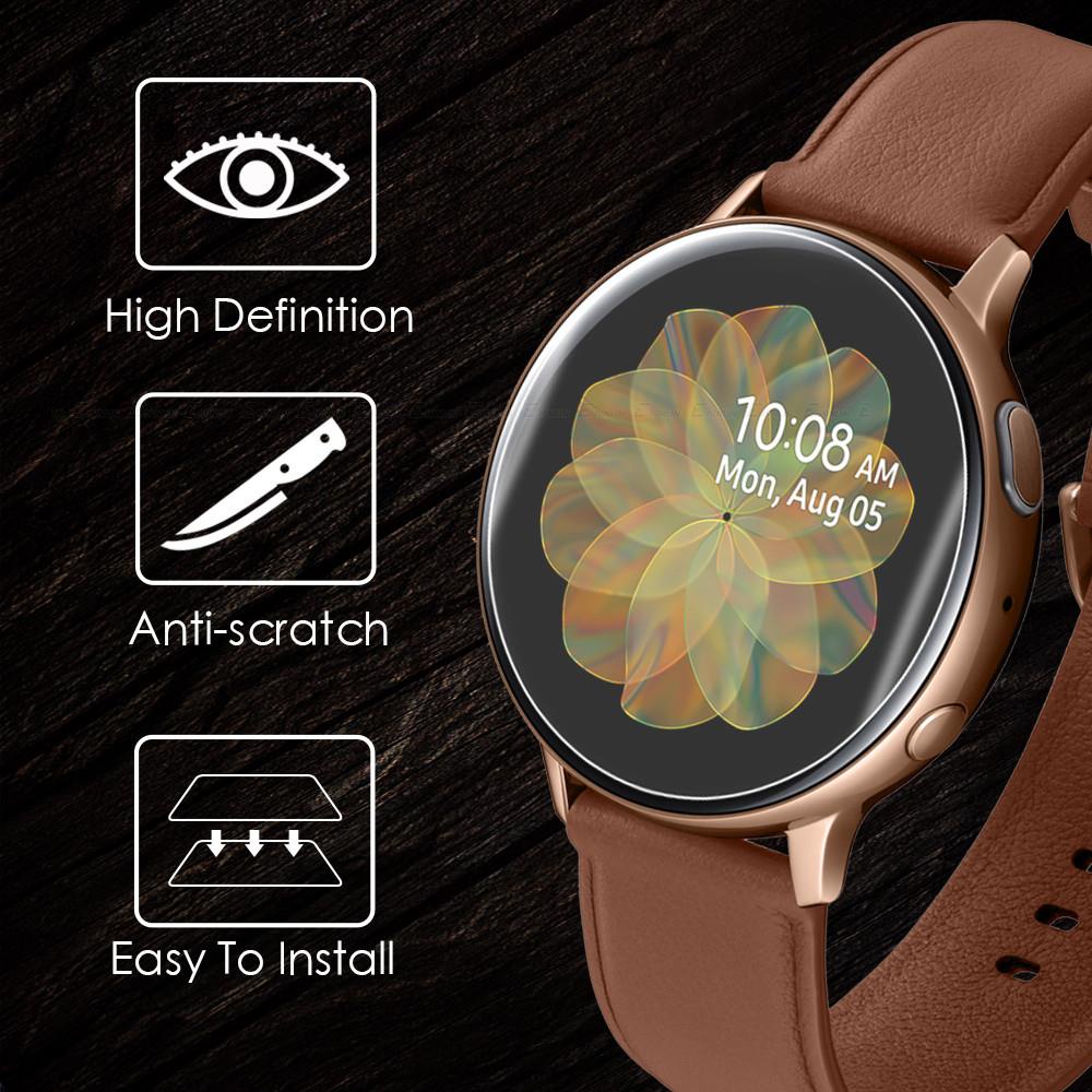 Miếng Dán Hydrogel Mềm HD Trong Suốt Bảo Vệ Màn Hình Đồng Hồ Thông Minh Galaxy Watch4 Watch Active2 40mm 44mm