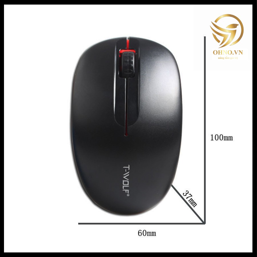 Chuột Máy Tính Silent Mouse Không Dây T-Wolf Q3B Chuột Văn Phòng Laptop Không Dây Bluetooth Silent - OHNO VIỆT NAM