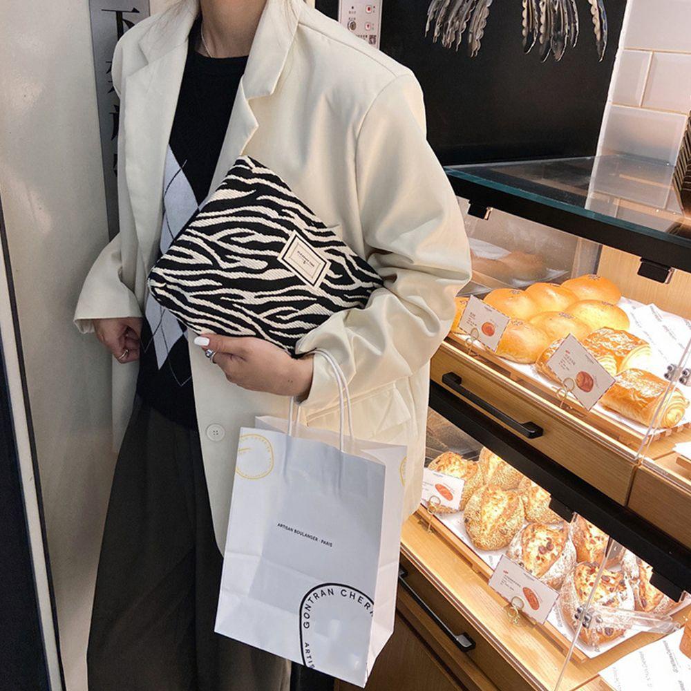 .Túi Đựng Mỹ Phẩm Họa Tiết Ngựa Vằn / Da Báo / Ngựa Vằn Đẹp