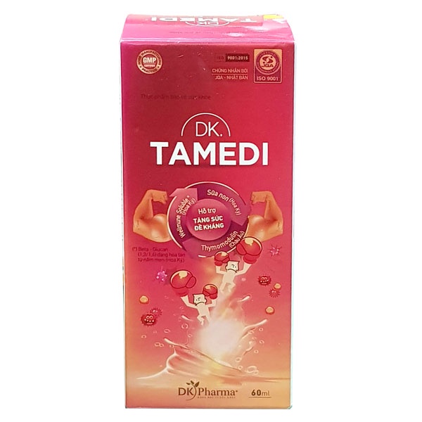 DK.TAMEDI – Giúp tăng cường hệ miễn dịch cho trẻ, giảm viêm đường hô hấp, tiêu chảy do sức đề kháng kém (60ml)