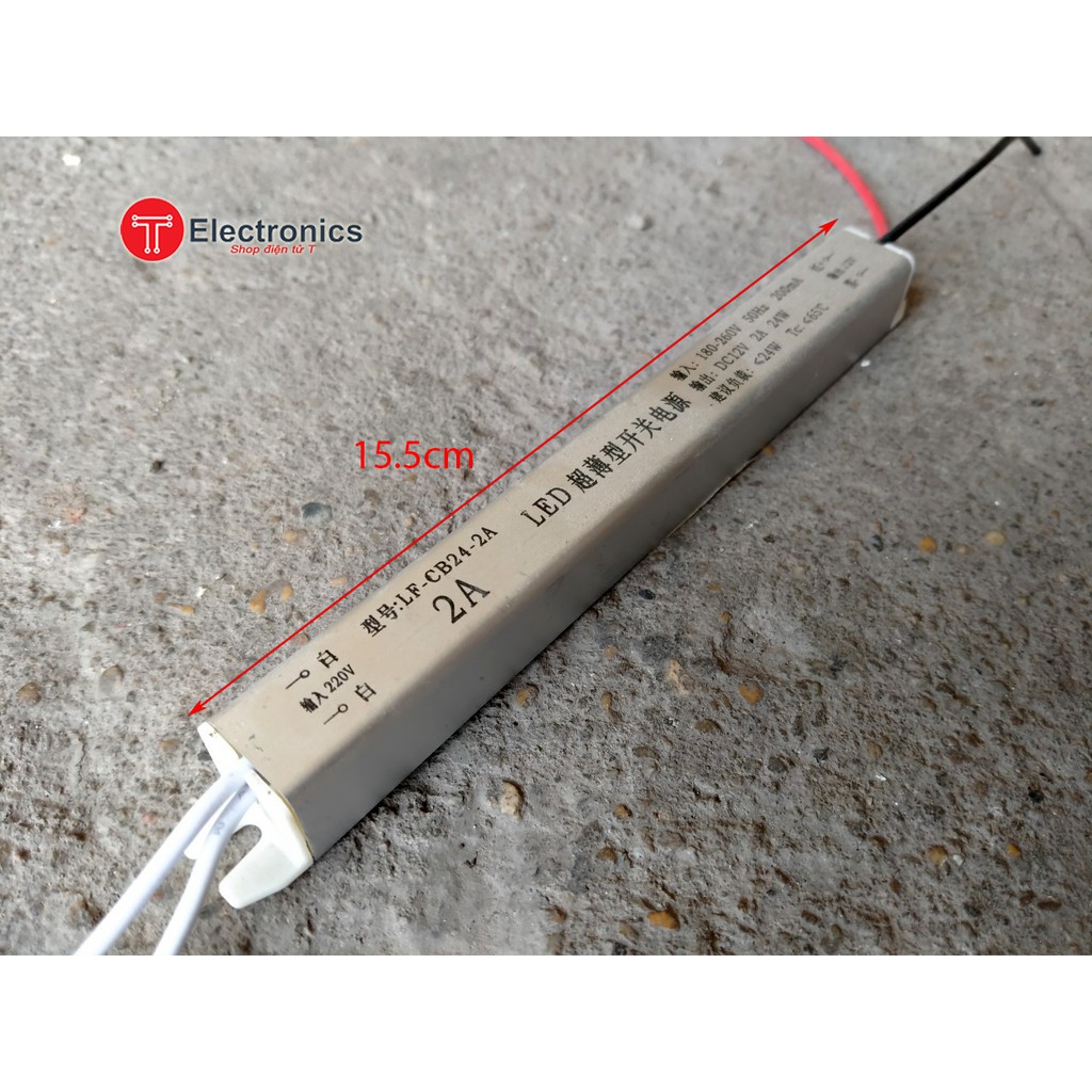 Nguồn Led Đũa 12V-2A-24W