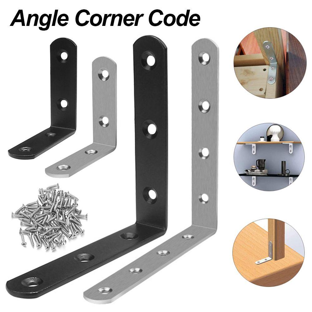 KUNHEV Set 2 Khóa Góc Cạnh Bằng Thép Không Gỉ Tiện Dụng