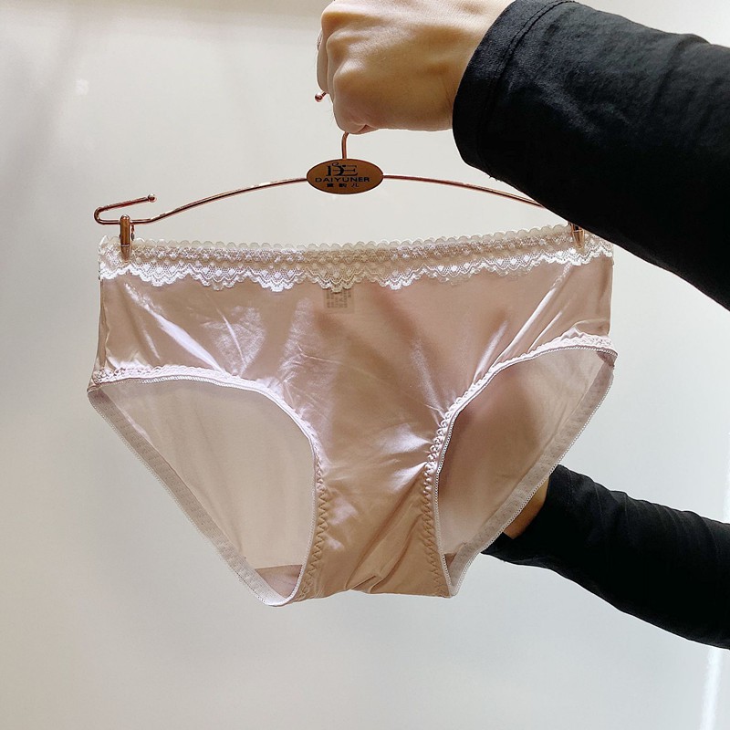 Quần Lót Không Đường May Phối Ren Quyến Rũ Dành Cho Nữ