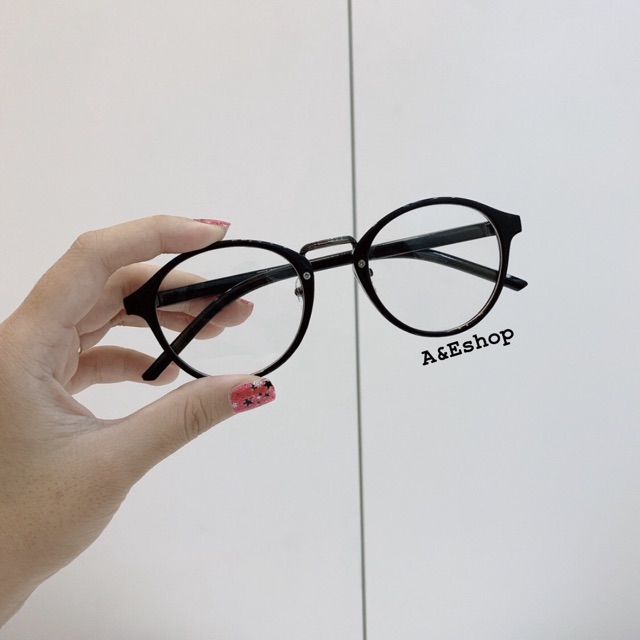 GỌNG KÍNH CẬN TRÒN NHỰA DẺO HÀN QUỐC - KÍNH GIẢ CẬN TRÒN THỜI TRANG | BigBuy360 - bigbuy360.vn