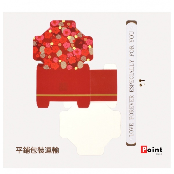 Hộp Giấy Đựng Kẹo Cưới Có Tay Cầm Kích Thước 9 * 9 * 6.5cm