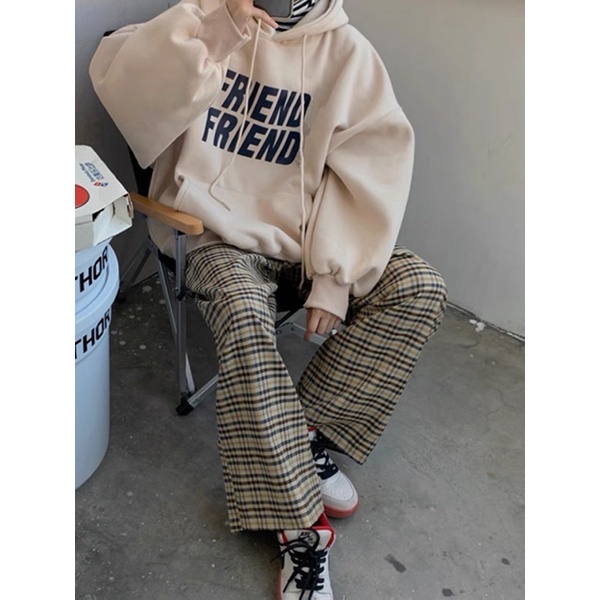 Áo Hoodie Nỉ form siêu rộng