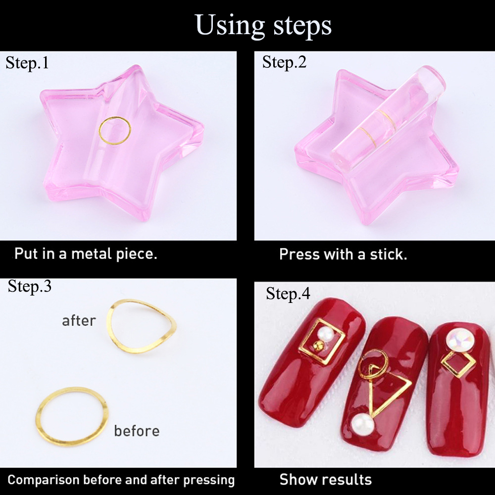 Khuôn Hỗ Trợ Trang Trí Móng Tay Nghệ Thuật