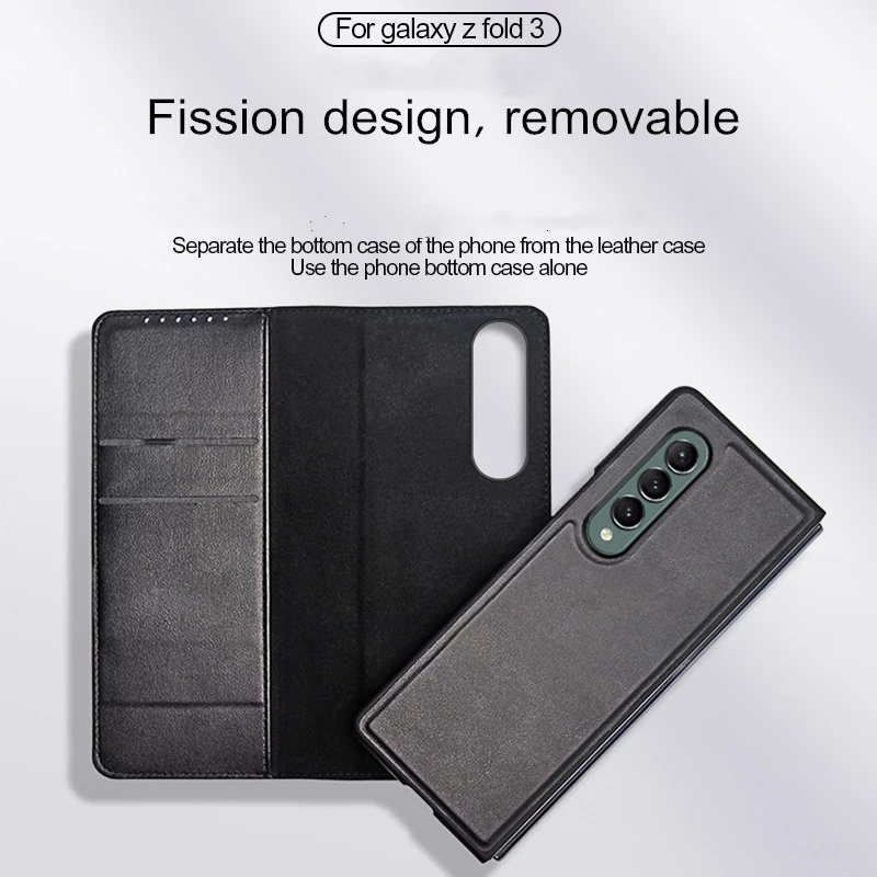 Ốp Lưng Điện Thoại Dạng Ví Da Lật Dành Cho Samsung Galaxy Z Fold4 5G Samsung Z Fold 4 Z Fold2 3