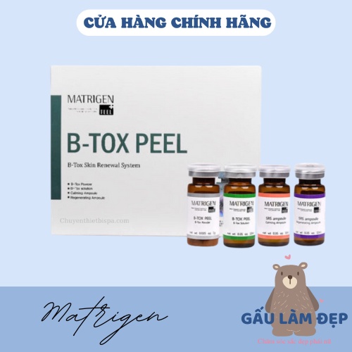 Vi Kim Tảo Biển Matrigen B-Tox Peel Hàn Quốc 4 Màu
