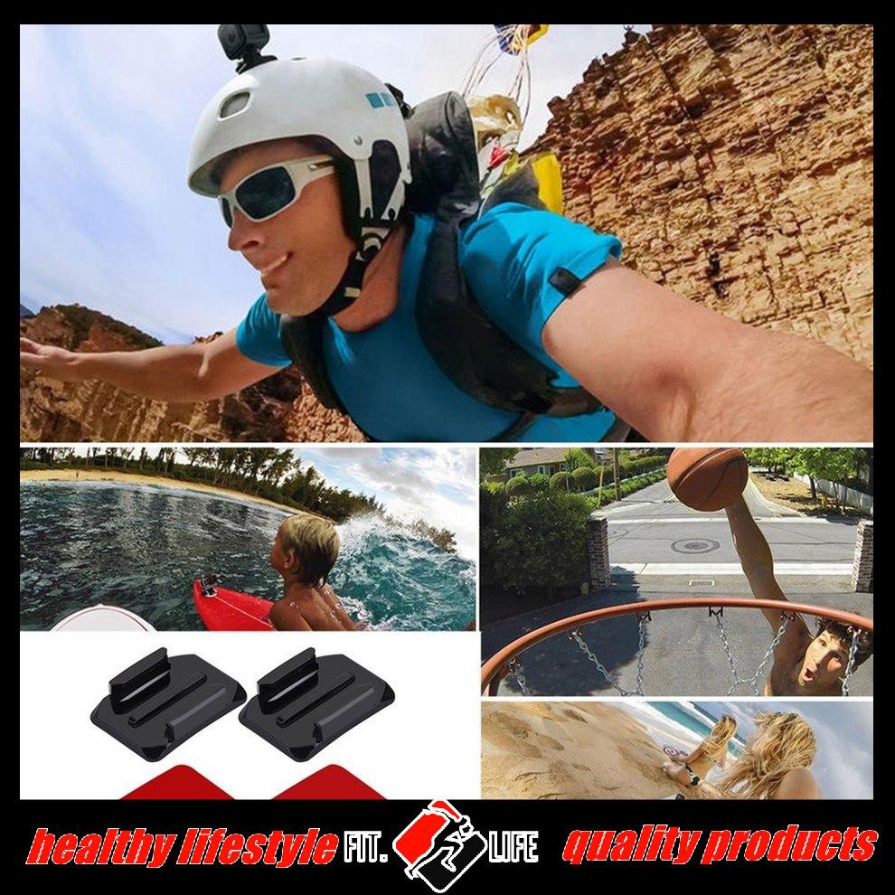 Đế Gắn Máy Ảnh Gopro Fit.Puluz Pu11 2 Kèm 2 Miếng Dán