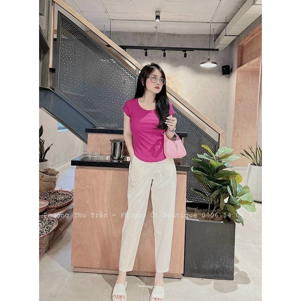 QNU228 - QUẦN BAGGY CẠP CHUN 2 TÚI SAU