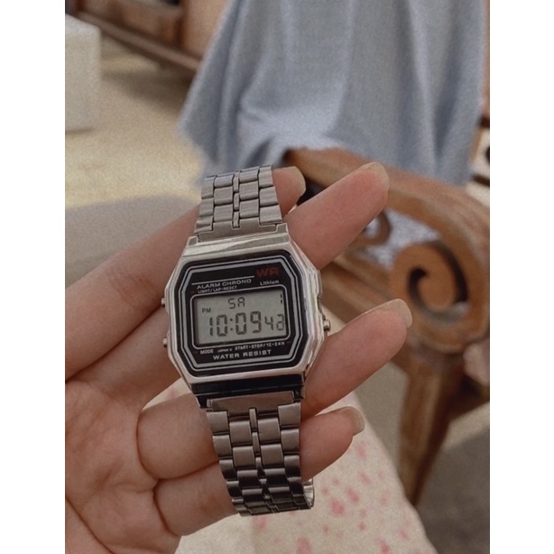 Đồng hồ điện tử nam nữ dây thép cực đẹp full chức năng DHT1 LOUSMORE | BigBuy360 - bigbuy360.vn