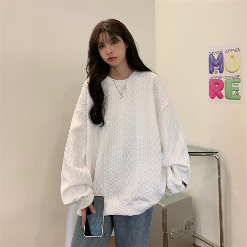 Áo Hoodie Dáng Rộng Cỡ Lớn Thời Trang Dành Cho Nữ