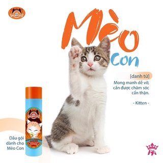 Dầu gội và xả cho mèo Lee Webster 280ml