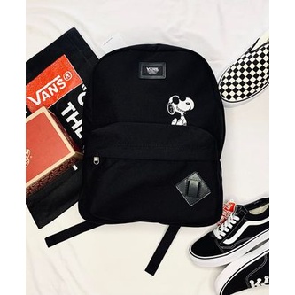 - Balo Vans Snoopy Peanuts Đen