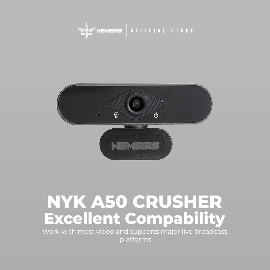 Webcam Nemesis NYK A50 A-50 Crusher 1080p 30Fps tích hợp micro | BigBuy360 - bigbuy360.vn