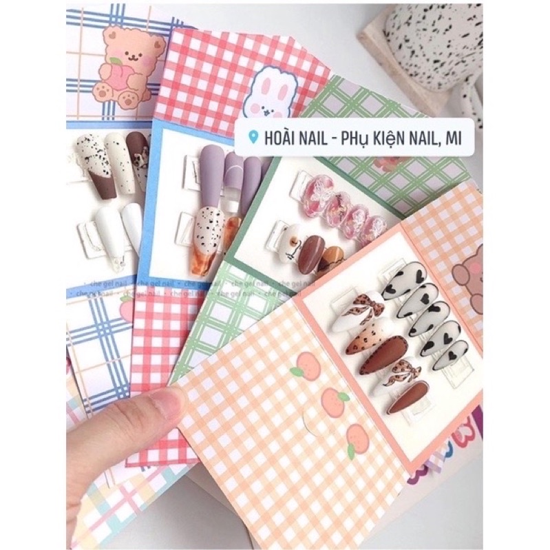 Bìa nailbox dễ thương ( giao mẫu bất kỳ)