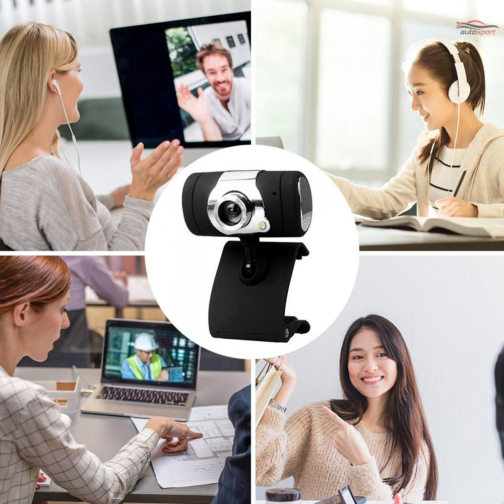 Webcam Hd Usb 2.0 Có Kẹp Gắn Cho Laptop Máy Tính Bàn