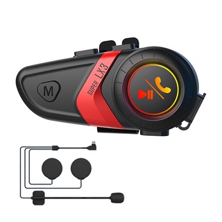 Tai Nghe Bluetooth 5.0 LX3 1200MAH Gắn Mũ Bảo Hiểm Xe Mô Tô
