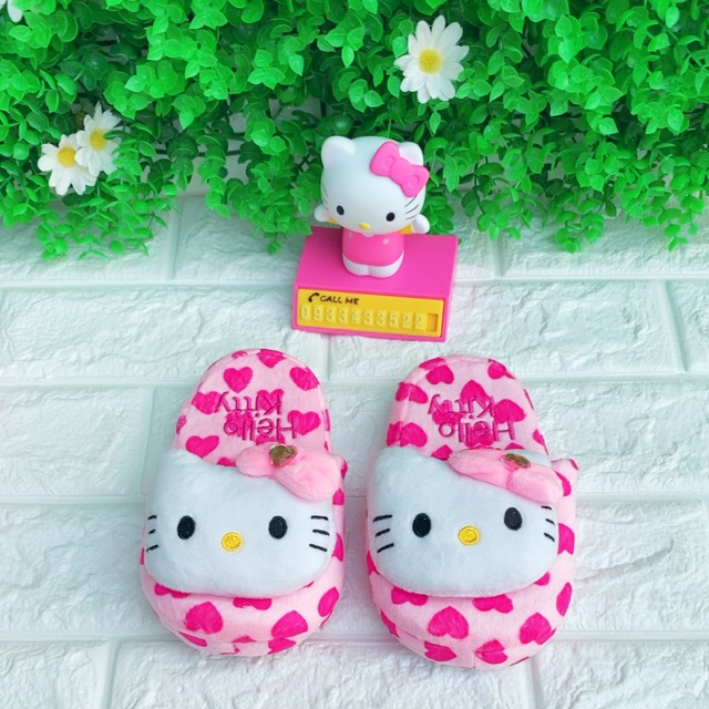 Dép bông trẻ em hello Kitty
