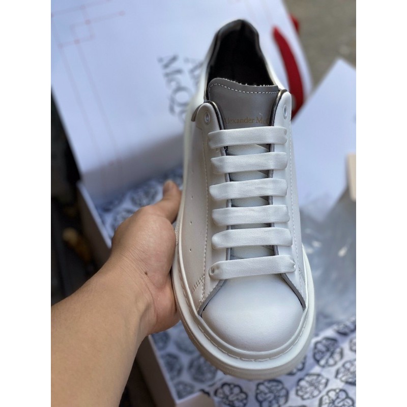 (Bản zep một một trung⚡️Tặng ful bok + tất +quà ⚡️) Giày thể thao,sneakers MC nam,nữ trắng gót nhung đen,phản quang G119 | BigBuy360 - bigbuy360.vn